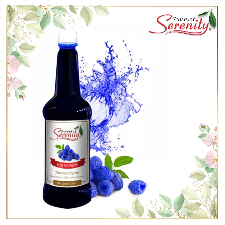 Sweet Serenity Blue Raspberry Fruit Flavored Syrup Shopee Philippines