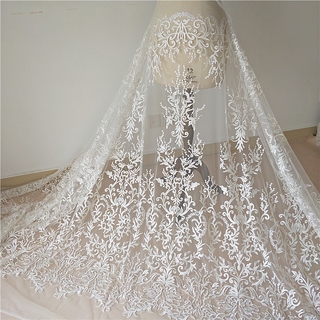 Embroidery Floral DIY Ivory Tulle Mesh Wedding Lace Applique - China Lace  Applique and Wedding Bridal Applique price