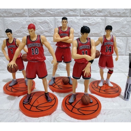 Slam Dunk Sakuragi Rukawa Miyagi Mitsui Akagi Slamdunk Set of 5 Big ...