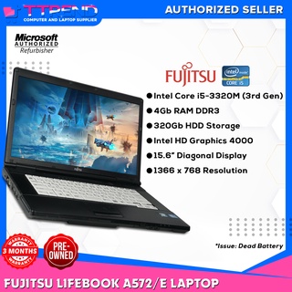 fujitsu lifebook celeron