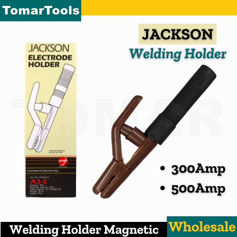 JACKSON Welding Holder Electrode Welding Rod Clamp 300Amp