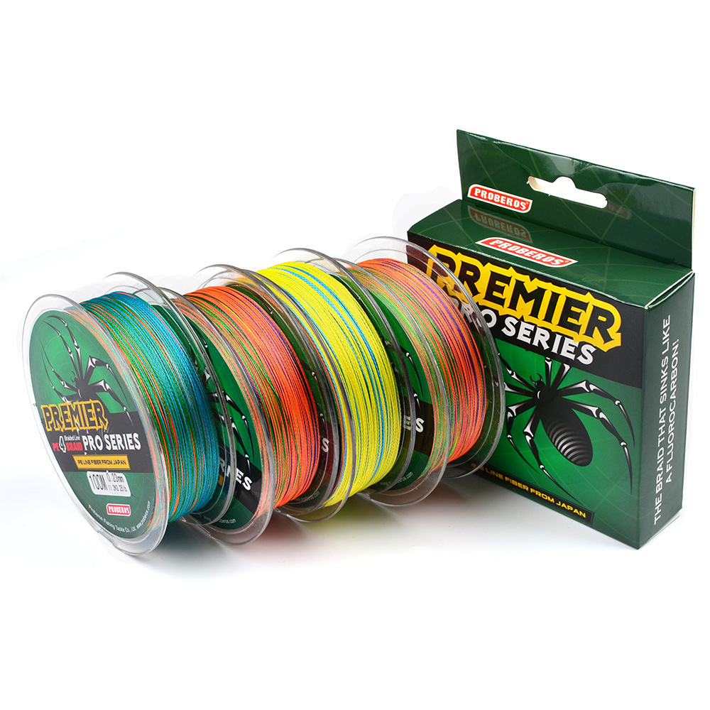 Cheap SOUGAYILANG Fishing Tackle Braided Fishing Line X+4 Stands Multi-color  PE Braided Super Strong Fishing Reel Line