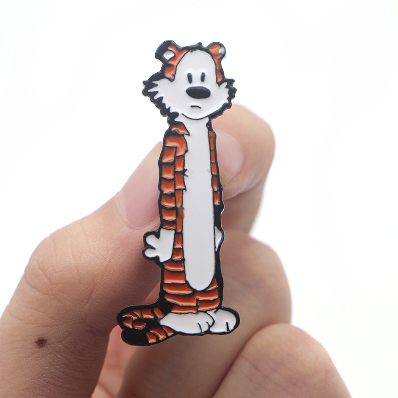 Naughty Tiger Enamel Pins Brooches Badges Lapel Pin Creative Animal ...