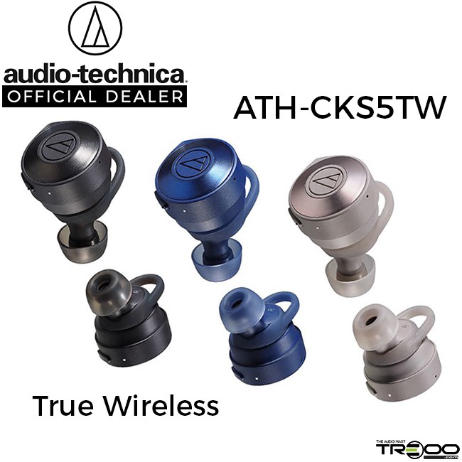 AudioTechnica ATHCKS5TW True Wireless Bluetooth InEar Earphone with