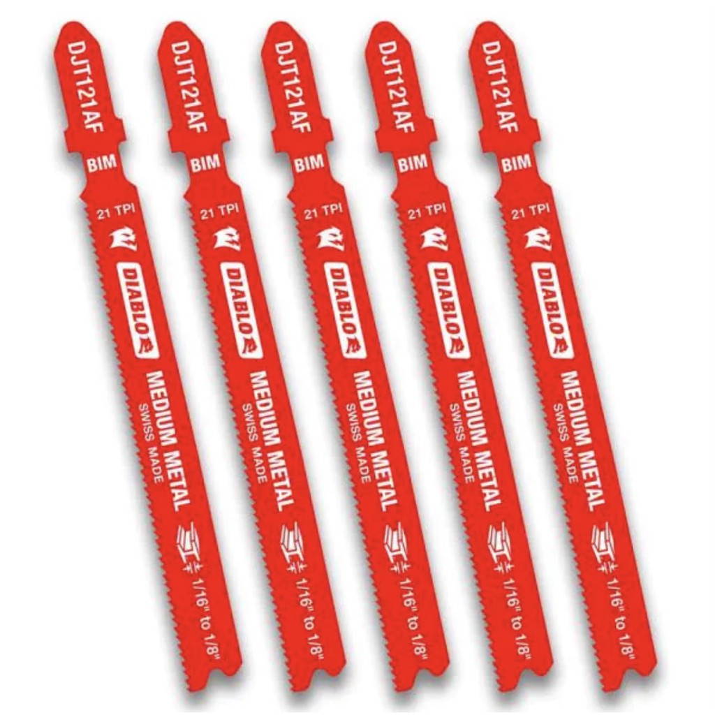Diablo 35/8 in. x 21 TPI Medium Metal BiMetal Jigsaw Blade (5Pack) Shopee Philippines