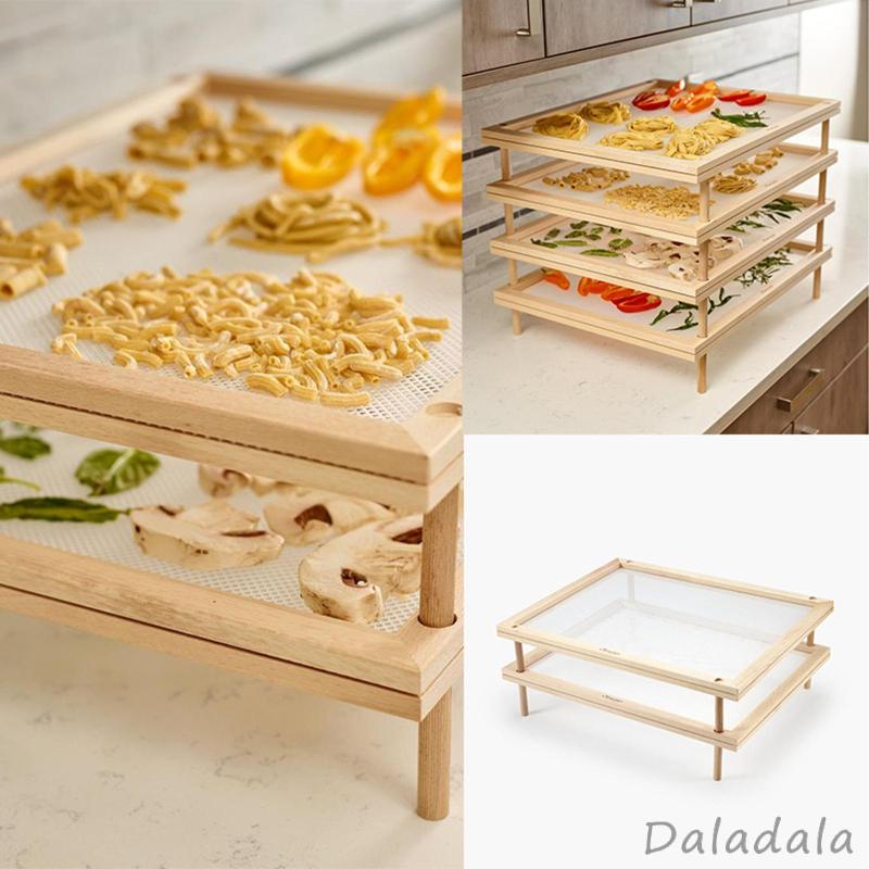 ↂ ♧2 Layer Stackable Spaghetti Drying Rack Food Dehydrator Dehydration ...