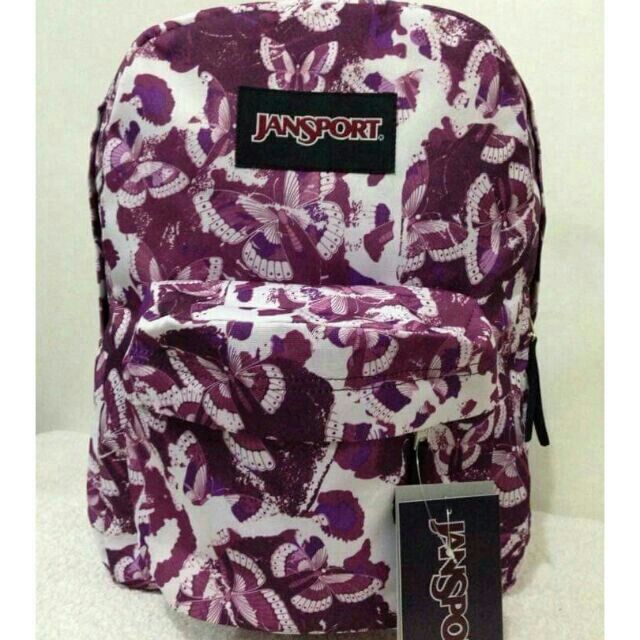 Butterfly jansport clearance backpack