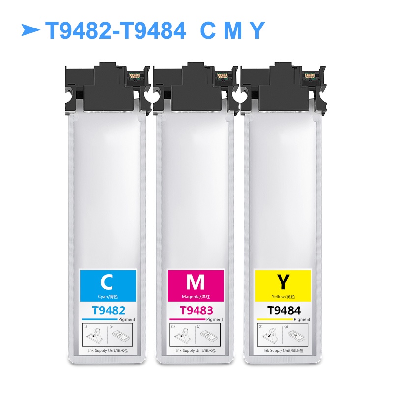 OBLK T9481 T9482 T9483 T9484 Ink Cartridge With Pigment Ink For Epson ...