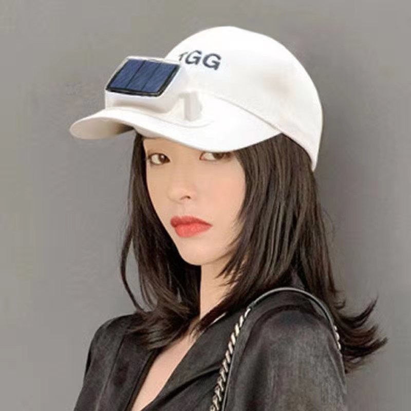 Sun hat with fan adult electric fan hat solar charging male and female