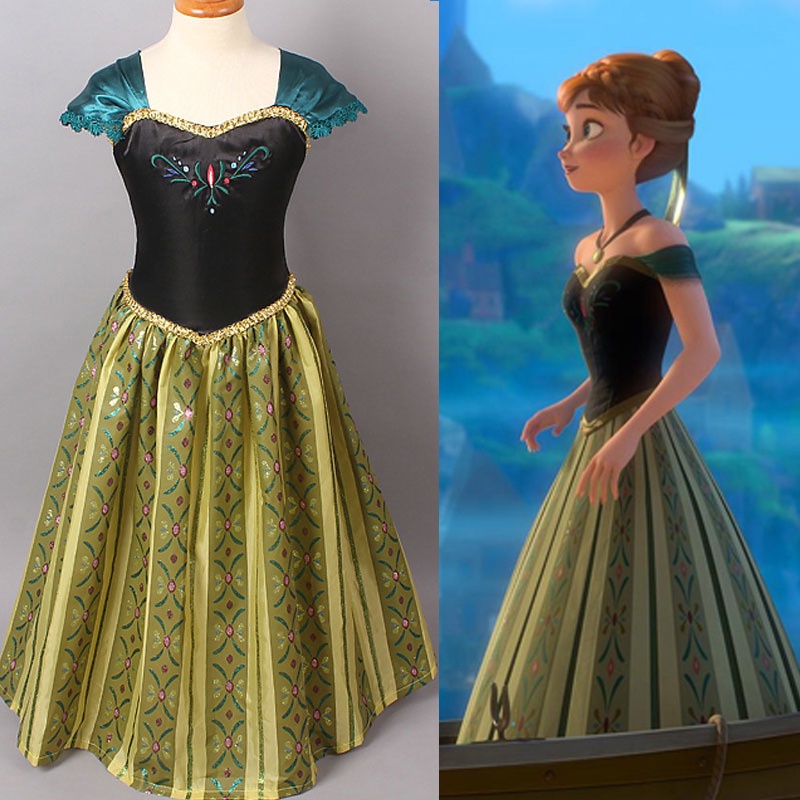 slim fit dress slacks Anna queen arendelle frozen 2 costume cosplay – MJcostume main image 0