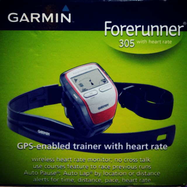 Garmin forerunner 305 on sale with heart rate