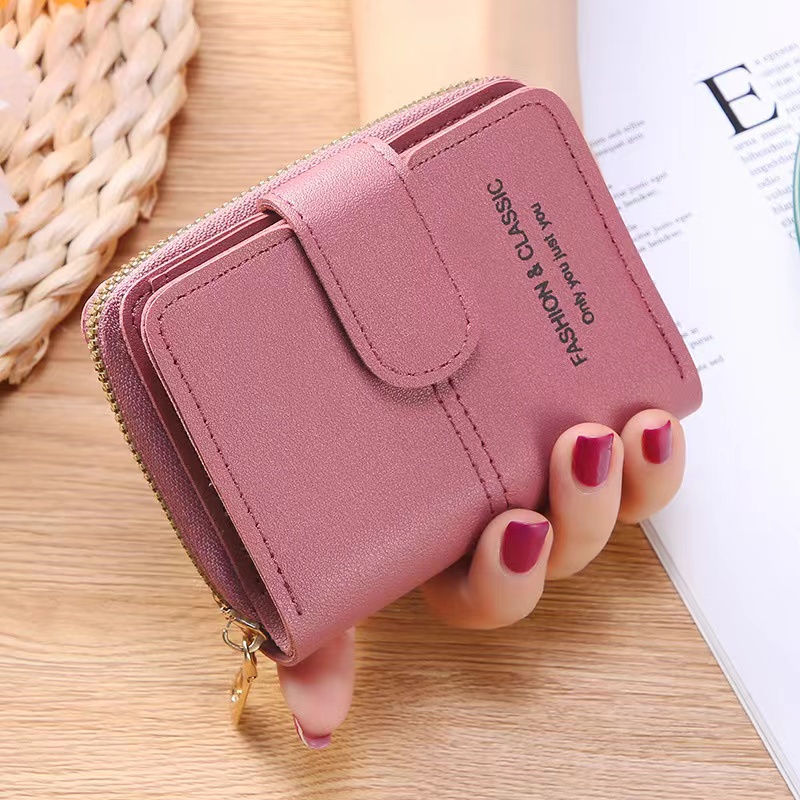 Mumu 1071 Korean New Leather Elegant Fashion Ladies Wallet Cute Wallets ...