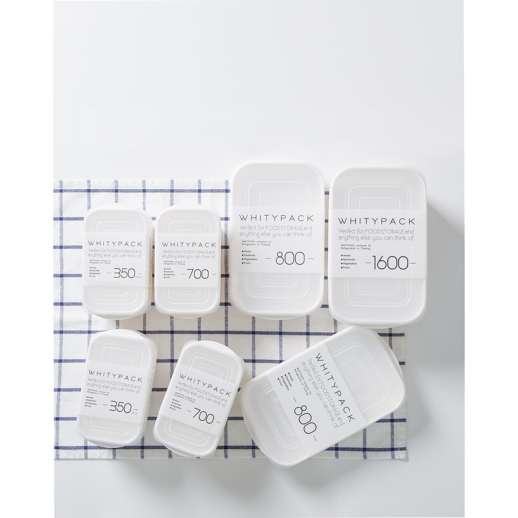 Shimoyama Whitypack Japanese Food Storage Box / Lunch Box / High