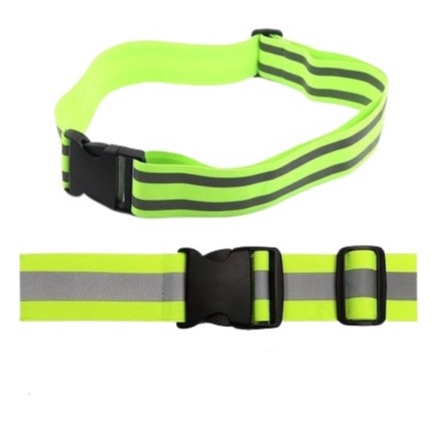 OW Sport Bicycle Adjustable Reflective Safety Buckle Waist Belt Band ...