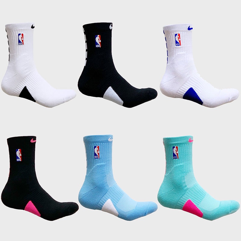 NBA High Cut Towel Bottom Basketball Socks Non-slip Elite Socks Sports Socks