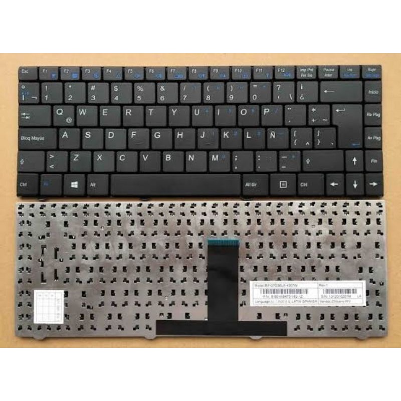 Replacement keyboard For NEO CLEVO W84 W840T C4500 M4121 | Shopee ...