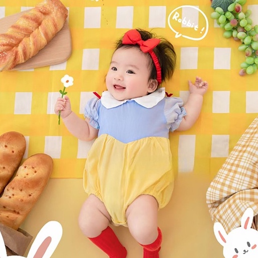 0-24 Months Baby Clothes Summer Snow White Princess Style Romper for Girls Disney  Princess Newborn Clothes Baby Set | Shopee Philippines