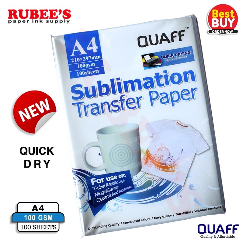 Recycled paper Sublimation transfer paper A4 size Shopee Philippines