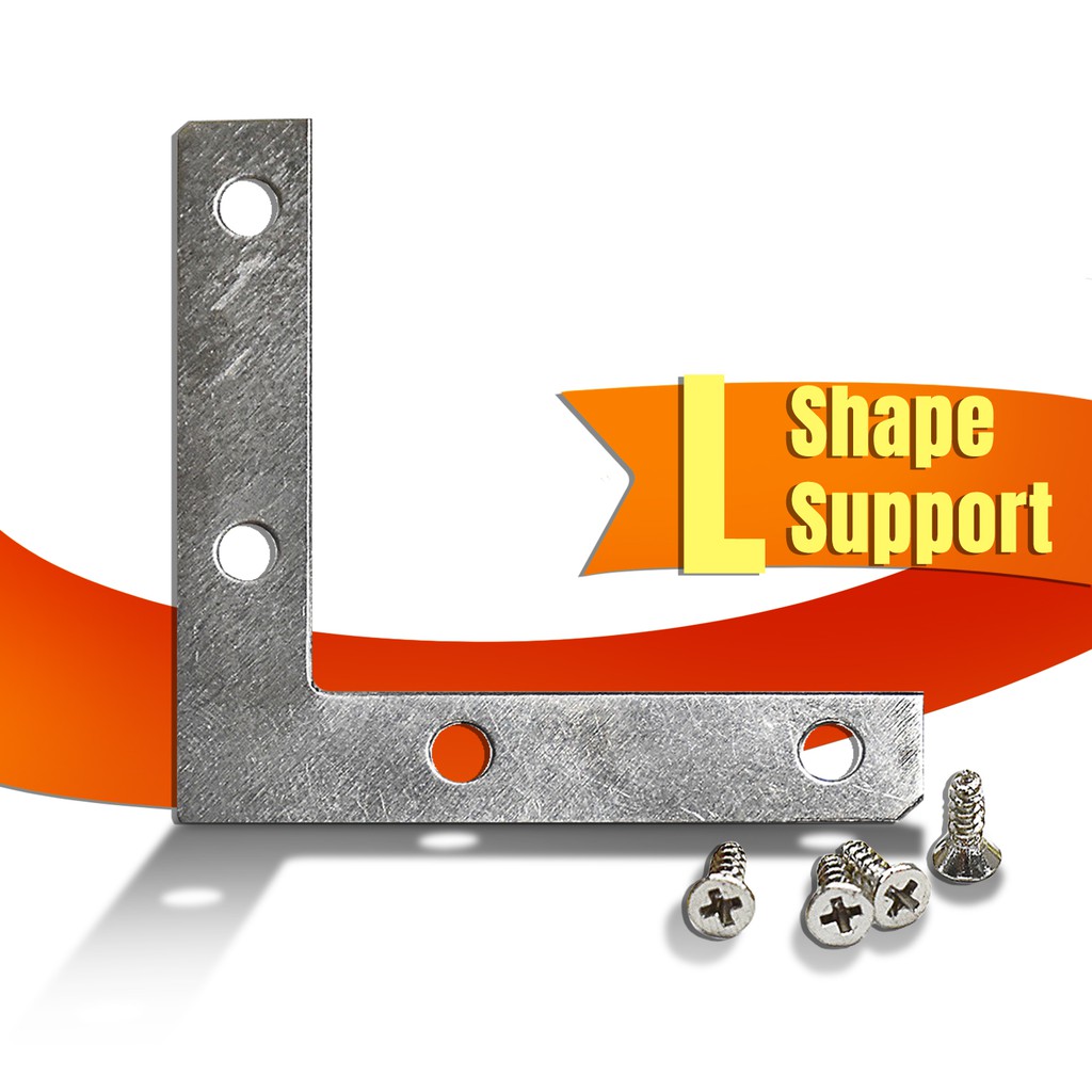 Photo Frame Corner Connector Support Brace L-shaped Angle Metal Picture ...