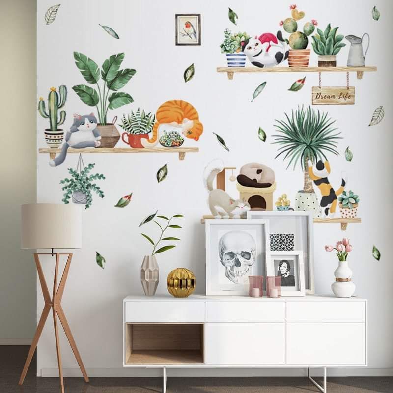 DIY Wall Sticker Mural Art Vinyl Decals Home Decor Shopee Philippines
