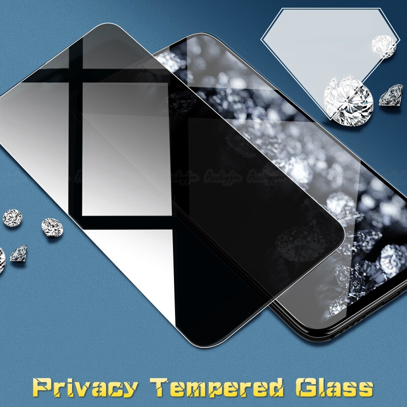 Anti Spy Tempered Glass Oppo R17 F9 Realme 11 10 9i 8i 7i 6i 5i Pro C3