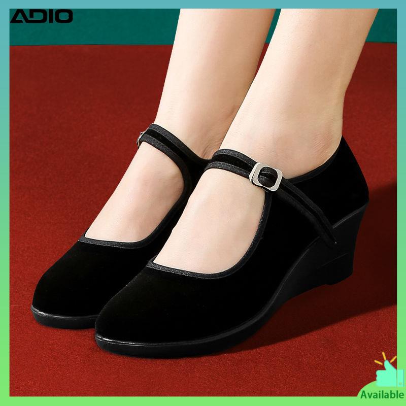 school shoes with heels for women close shoes with heels Old Beijing