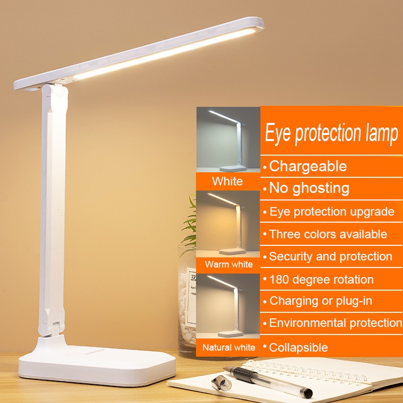 KSL LED Desk Lamp USB Study Lamp EyeProtection LED Table Lamp Studying Reading Light Working