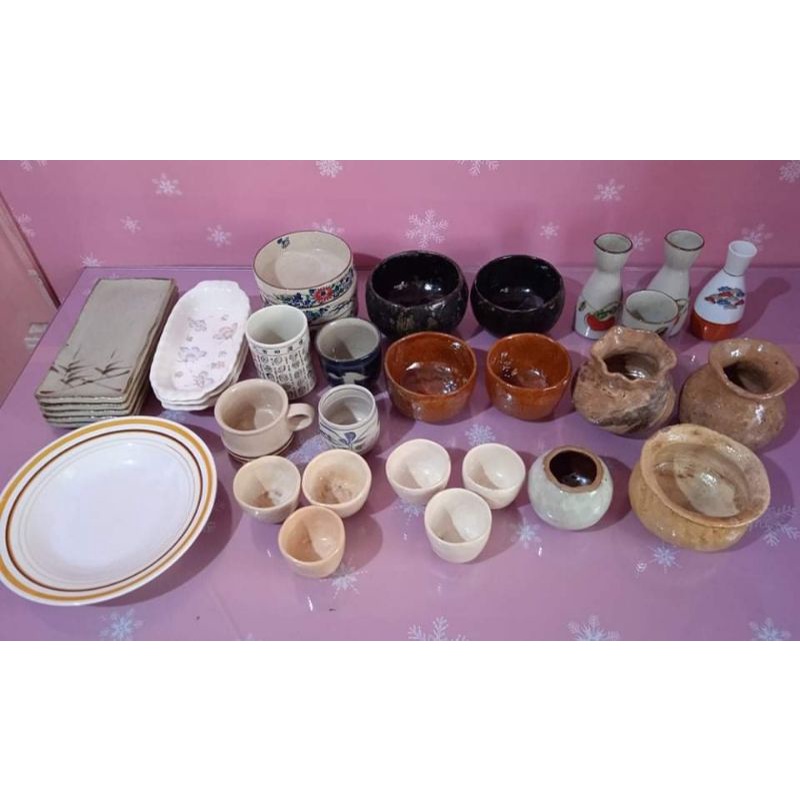 SALE -Bowls & Plate Kitchenware, Stoneware (Japan Surplus) | Shopee ...