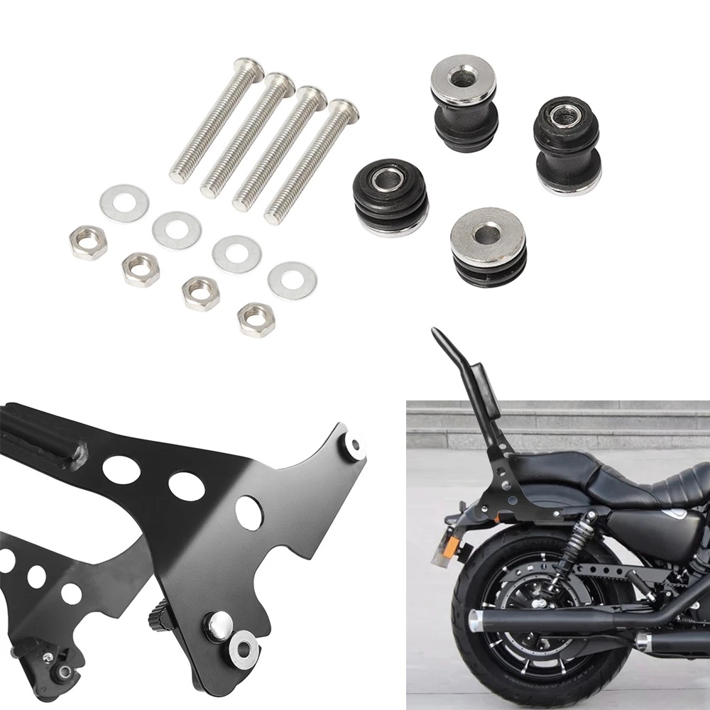Motorcycle Backrest Bar Detachable Docking Hardware Bolts Screw Kit for ...