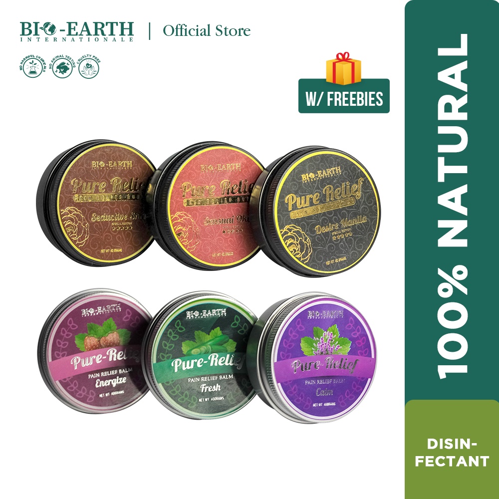 BIO EARTH Pure Relief Balm | Shopee Philippines