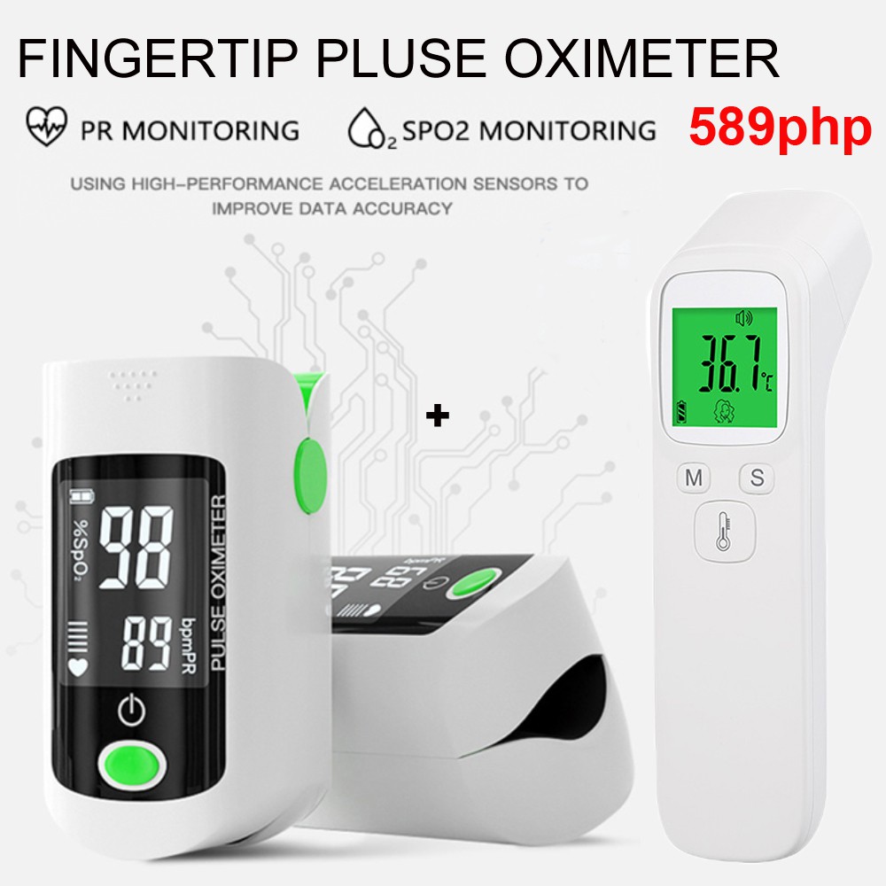 FDA Oximeter Finger Pulse Set Omron Oximeter And Non Contact Body