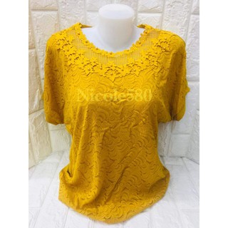 Plus Size Formal Blouse Tops Short Sleeve Women’s Tops Casual Lace
