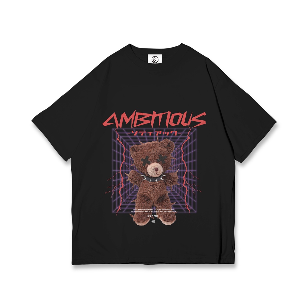 Scars - AMBITIOUS - Black Short Sleeve T-shirt | Shopee Philippines