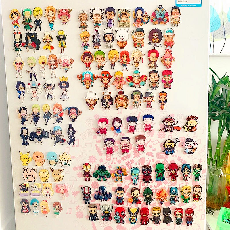Bundle Different Cartoon Anime Fridge Magnets One Piece Slam Dunk ...