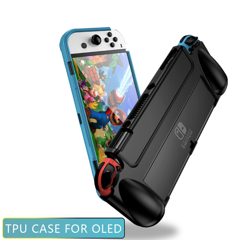 Shockproof TPU Case For Nintendo Switch OLED Silicone Back Cover Switch ...