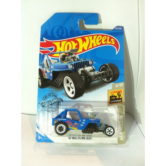 Hot Wheels. 2020 Baja Blazers Mini Collection - 6. Custom 42 Willys MB ...