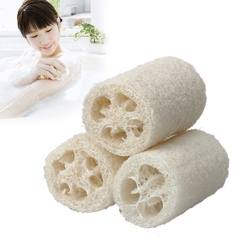 Loofah Sponge Body Scrub Natural Luffa Loofa Bath Shower Spa Dish Bowl