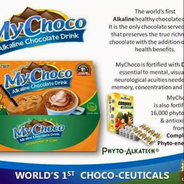 My CHOCO Alkaline Chocolate Drink Shopee Philippines
