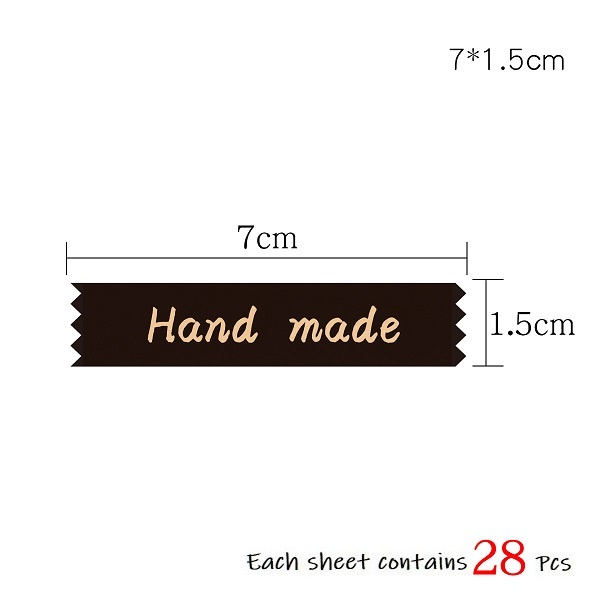 15080Pcs Stickers Long Style Handmade Stickers Cake Packaging Sealing