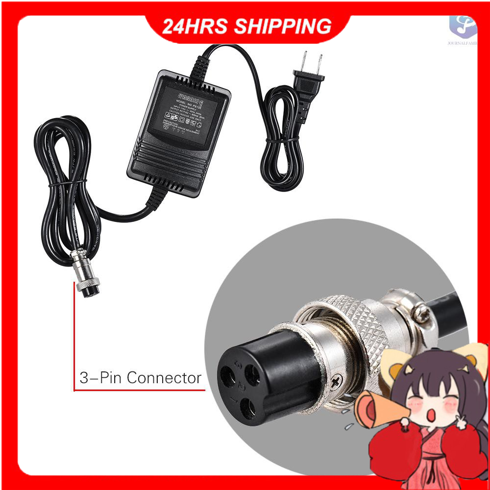 J&F 17V 420mA Mixing Console Mixer Power Supply AC Adapter 3Pin