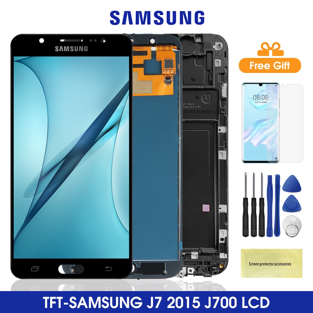 100 Test For Samsung Galaxy J7 2015 J700 LCD Display Touch Screen