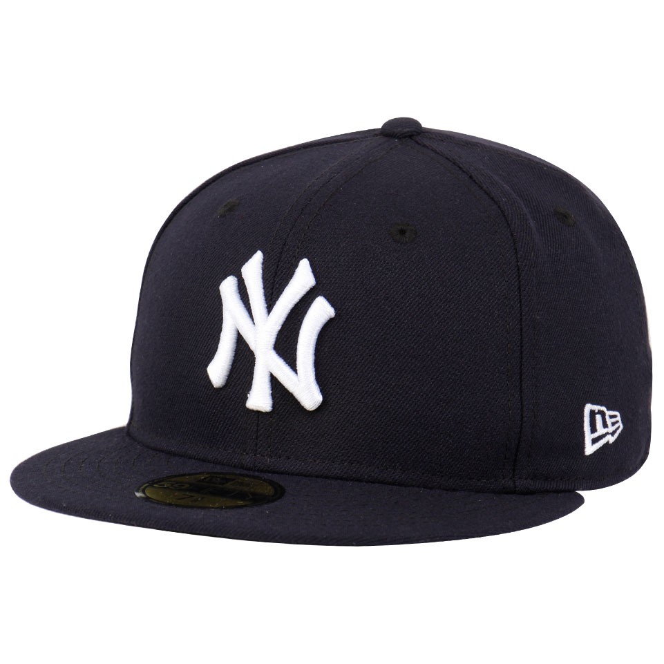 New York Yankees MLB AC Perf Navy Blue 59FIFTY Fitted Cap (ESSENTIAL ...