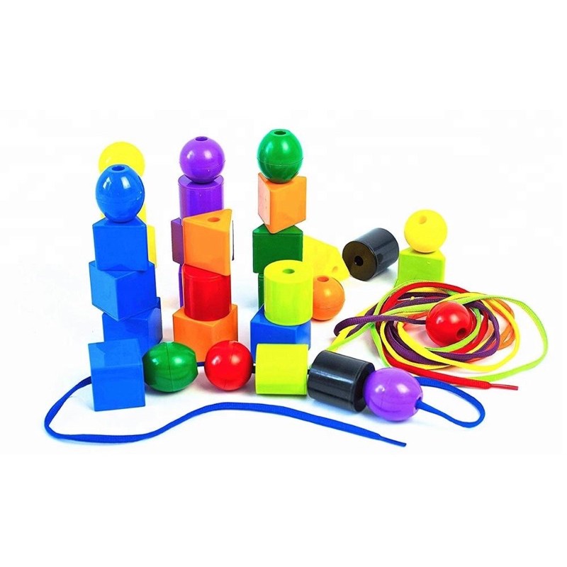 Big Spooling colorful Beads for lacing activity and coordination ...