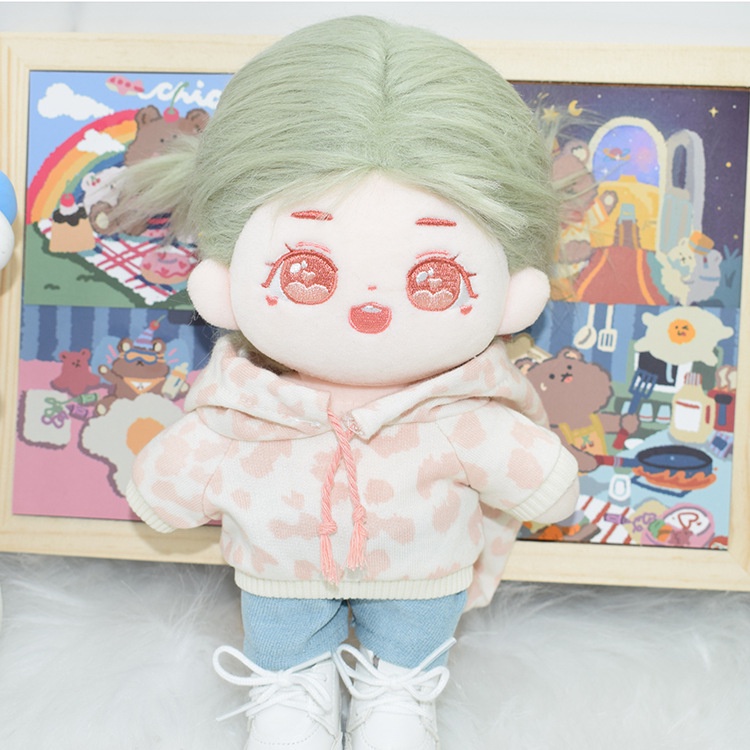 10cm Doll Clothes 15cm 20cm Doll Clothes Set White Sweatshirt Pants