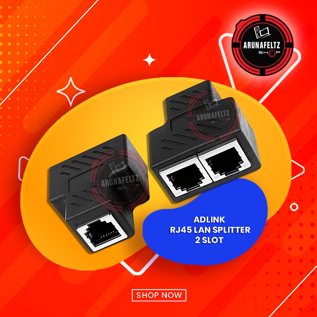 RJ45 LAN SPLITTER ADLINK 2 SLOT | Shopee Philippines