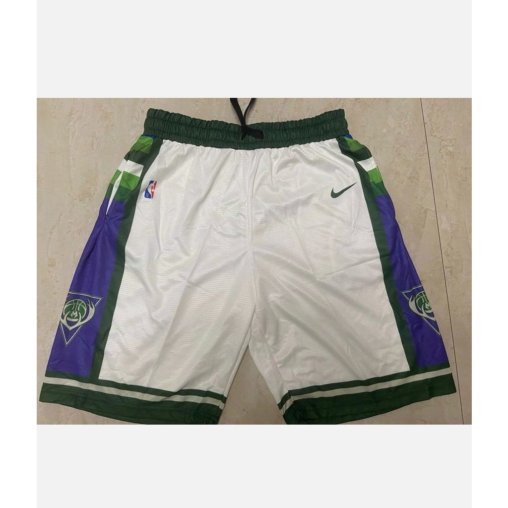 75th Milwaukee Bucks sports men's basketball jersey shorts Shopee