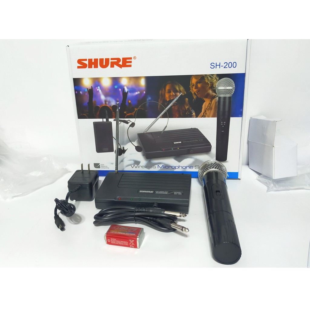 SHURE SH200 Wireless Microphone Shopee Philippines