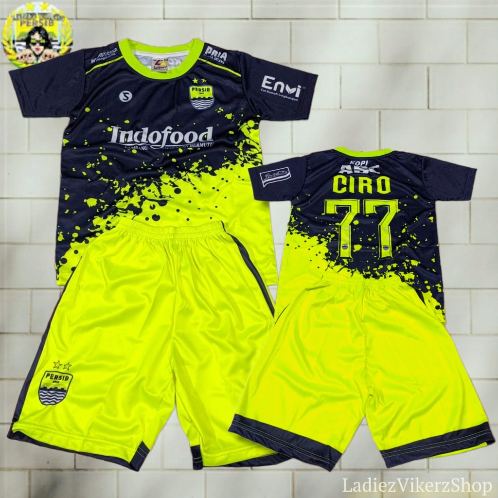 Ciro klok beckham persib children's football shirt suit 2022 aged 1-14 ...