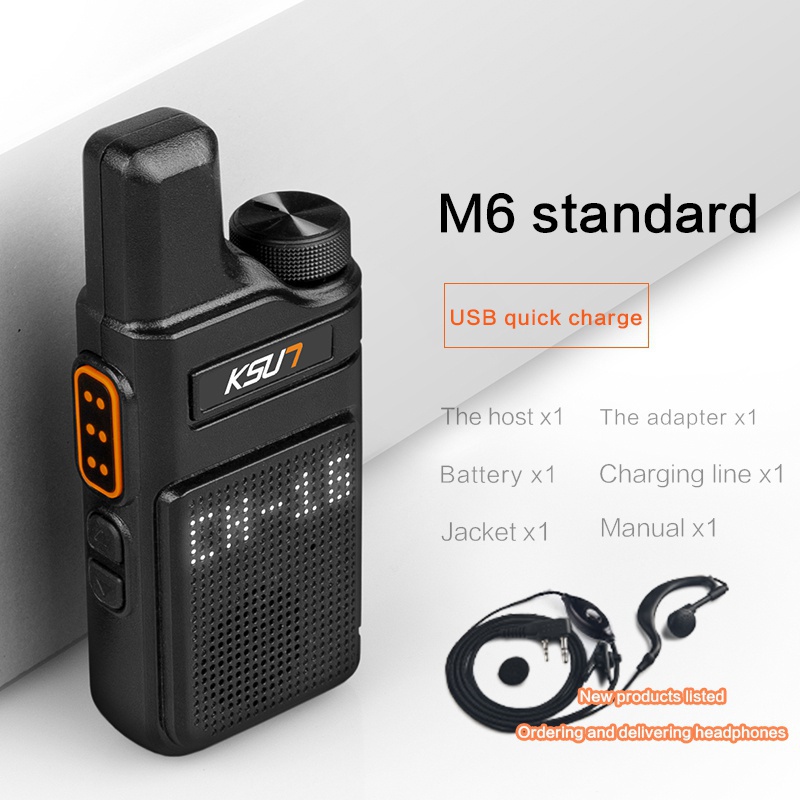 KSUN M6 Mini Walkie Talkies Toy Child Electronic Two Way Radio Voice ...
