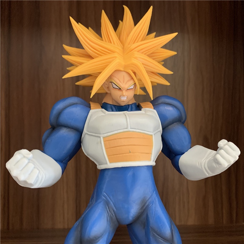 25cm Dragon Ball Trunks Figure Space Suit Muscle Trunks Anime Figurine